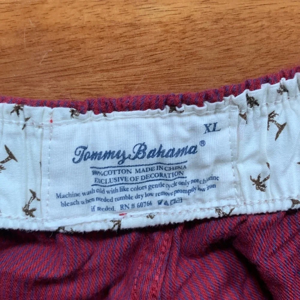 Tommy Bahama XL Pajama‎ Pants Marlin Print Cotton Lounge Drawstring Pockets
